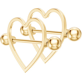 Piercing Téton Cœur