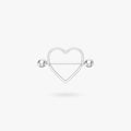 Piercing Téton Coeur ♥️ - Euteyia