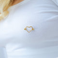 Piercing Téton Coeur ♥️ - Euteyia